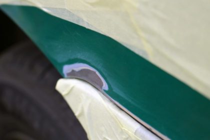 Kleine Roststellen Ausbessern