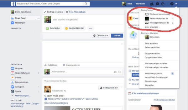 Jemand Verwendet Meine Bilder Auf Facebook Anleitung: Facebook Seite Admin hinzufügen – Denis Sandmann